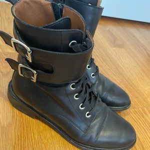 Ba&sh leather boots